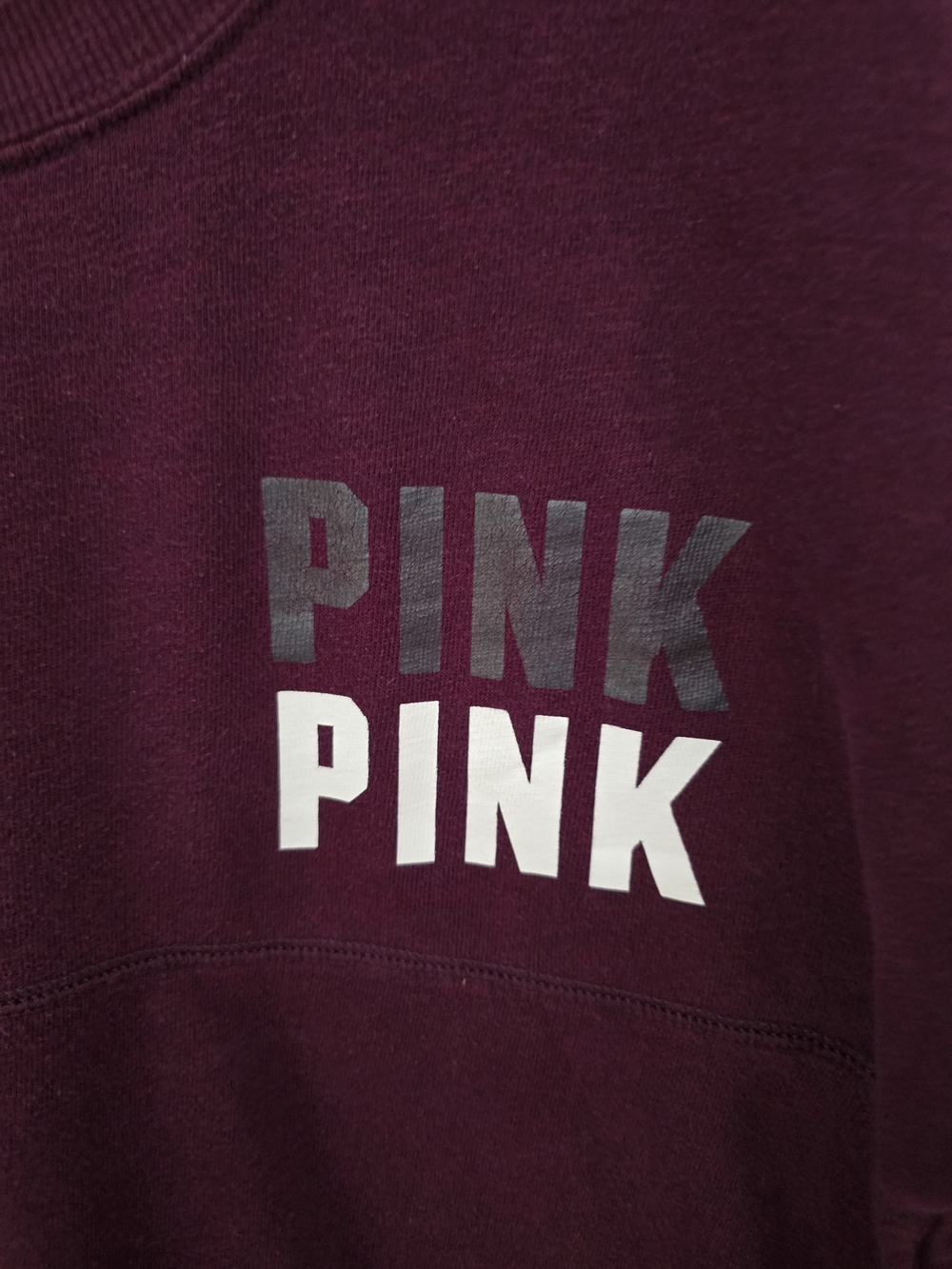 Victoria's Secret PINK Varsity Crew Pullover Sweatshirt - Picture 4 of 10
